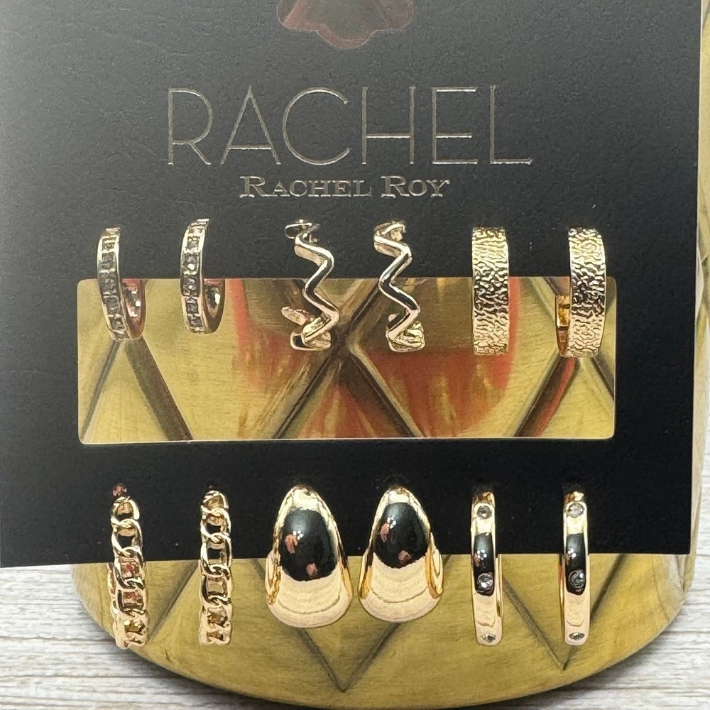Rachel Roy earrings set of 6 pairs earrings nwt